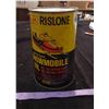 Image 1 : Shaler Rislone Snowmobile Oil Tin (Full)