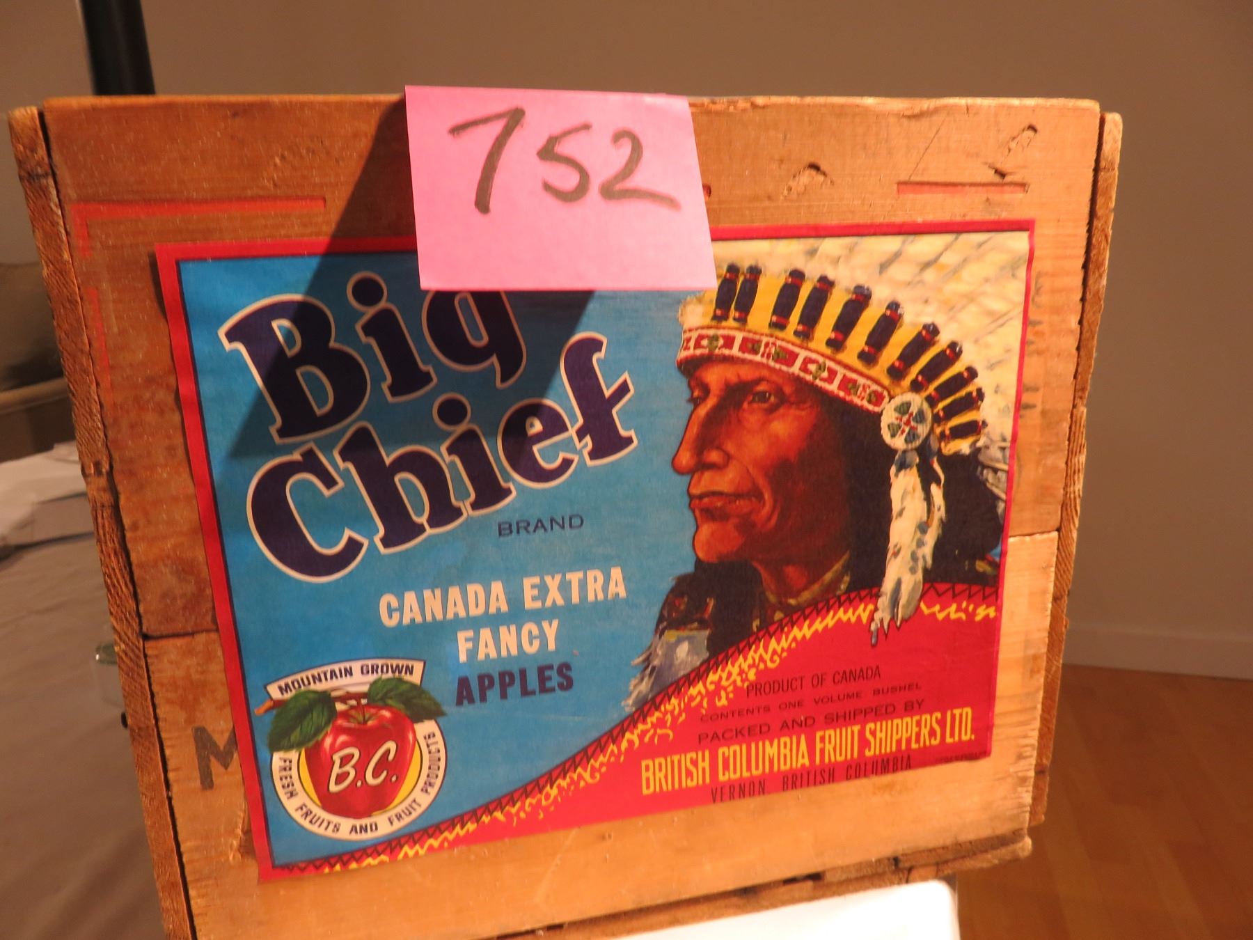 Big Chief apple box Vernon, BC