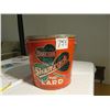 Image 1 : 20 lb vintage Shamrock lard tin - 10" tall