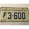 Image 1 : 1961 Saskatchewan license plate