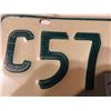 Image 2 : 1974 Saskatchewan C license plate - dark green