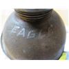 Image 3 : Full quart Gulf oil, eagle roller, vinyl oil spout, James Carter galvanized funnel