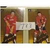 Image 1 : Three 5" X 7" Beehive hockey cards. Oldtimers - Glenn Hall, Stan Mikita, Ted Lindsay