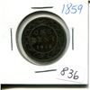 Image 1 : 1859 canadian 1 cent