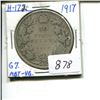 Image 1 : 1917 50 cent silver