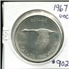 Image 1 : 1967 silver dollar UNC