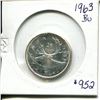 Image 1 : 1963 25 cents silver