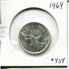 Image 1 : 1964 25 cents silver