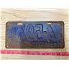 Image 2 : 1931 Saskatchewan license plate