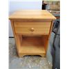 Image 1 : solid pine nightstand