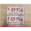 Image 1 : 1971 license plate set