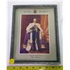 Image 1 : King George Print in Frame - damaged