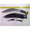 Image 1 : Kukri in Leather Sheath - Has 2 Mini Blades