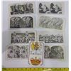 Image 1 : Set of Vintage Stereoscope Cards & 1953 Coronation Postcard