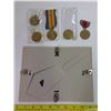Image 2 : War Print in Frame & Medals