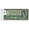 Image 1 : 1954 Canadian One Dollar Bill