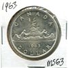 Image 1 : 1963 Canadian Silver Dollar