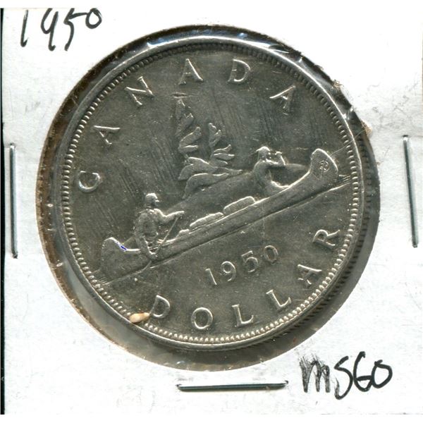 1950 Canadian Silver Dollar