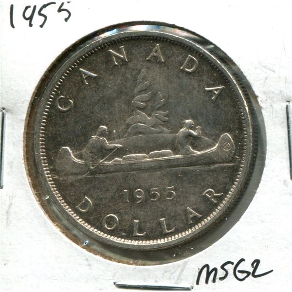 1955 Canadian Silver Dollar