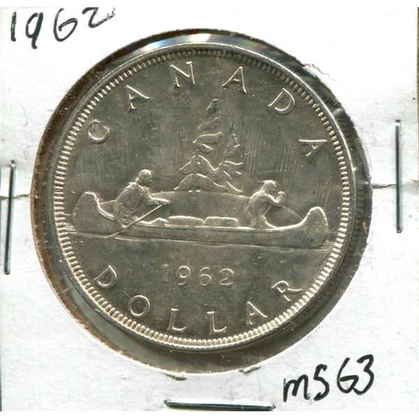 1962 Canadian Silver Dollar
