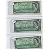 Image 1 : (3) 1967 Canadian One Dollar Bills
