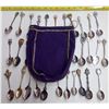 Image 2 : Assorted Decorative Spoons in Crown Royal Bag