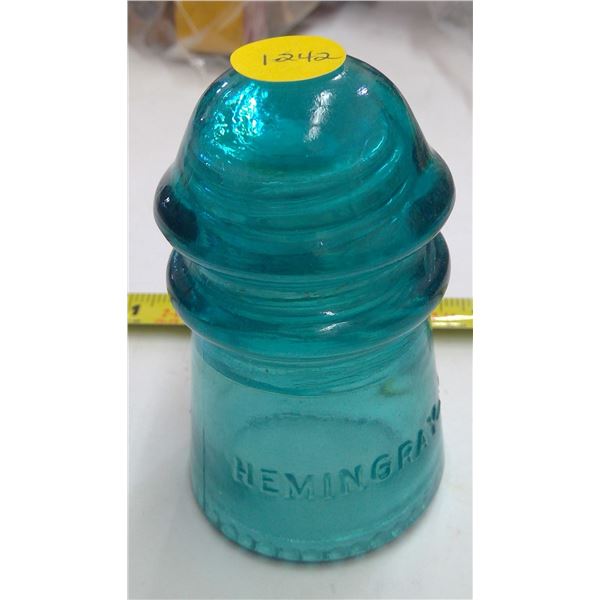 Blue Glass Insulator