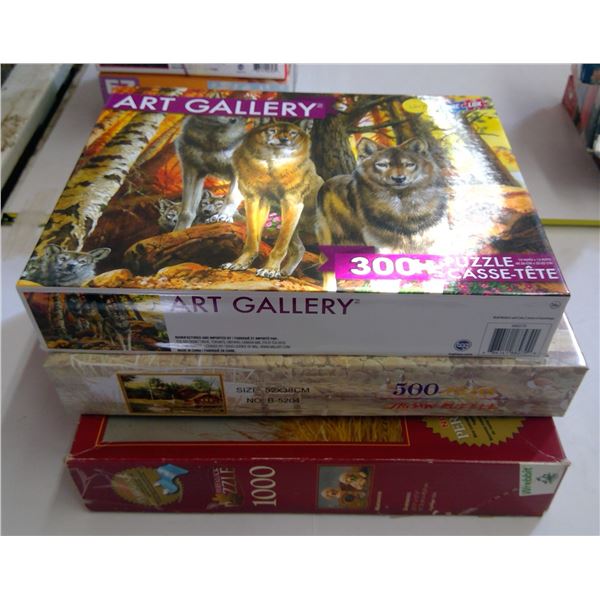 Lot of 3 Puzzles
