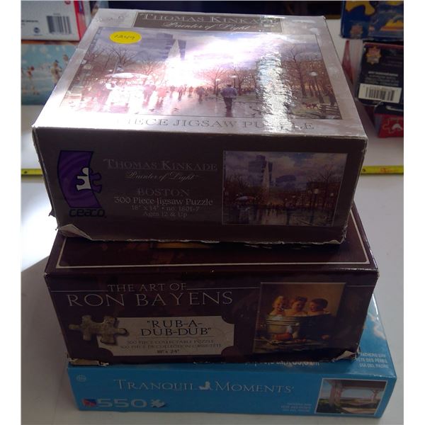 Lot of 3 Puzzles
