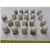 Image 3 : Set of Bone China Decorative Thimbles