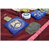 Image 2 : Assorted patches, pins, buckle, misc.