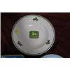 Image 3 : 2 John Deer plates, 1 tin w/ playing cards