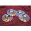 Image 2 : Lot German coasters w/ box + 4 Mickey Mouse coasters