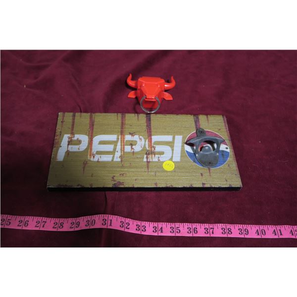 Pepsi bottle opener wall hanging