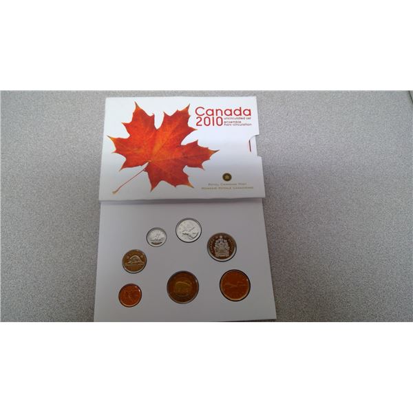 Canada 2010 uncirculated set
