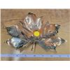 Image 1 : brass maple leaf candy dish