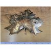 Image 2 : brass maple leaf candy dish