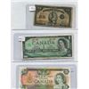 Image 1 : Lot Of 3 Canadian Bills 1923 + 1967 + 1979