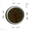 Image 2 : 1859 Victoria Large One Cent Coin (Narrow 9, VF-20 Rotated Die Cor)