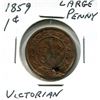 Image 1 : 1859 Victoria Large One Cent Coin
