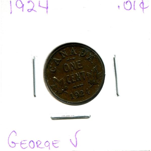 1924 George V One Cent Coin