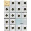 Image 1 : Sheet Of Canadian One Cent Coins 1937-1950 (17)