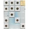Image 1 : Sheet Of Canadian One Cent Coins 1951-1958 (11)