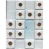 Image 1 : Sheet Of Canadian One Cent Coins 1959-1964 (13)