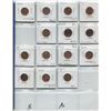 Image 1 : Sheet Of Canadian One Cent Coins 2001-2005 (14)