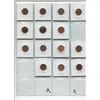 Image 2 : Sheet Of Canadian One Cent Coins 2001-2005 (14)