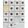 Image 1 : Sheet Of Canadian One Cent Coins 2002-2012 (15)