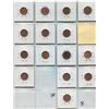 Image 2 : Sheet Of Canadian One Cent Coins 2002-2012 (15)