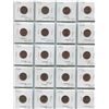 Image 1 : Sheet Of Canadian One Cent Coins 1977-1996 (20)