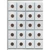 Image 2 : Sheet Of Canadian One Cent Coins 1977-1996 (20)